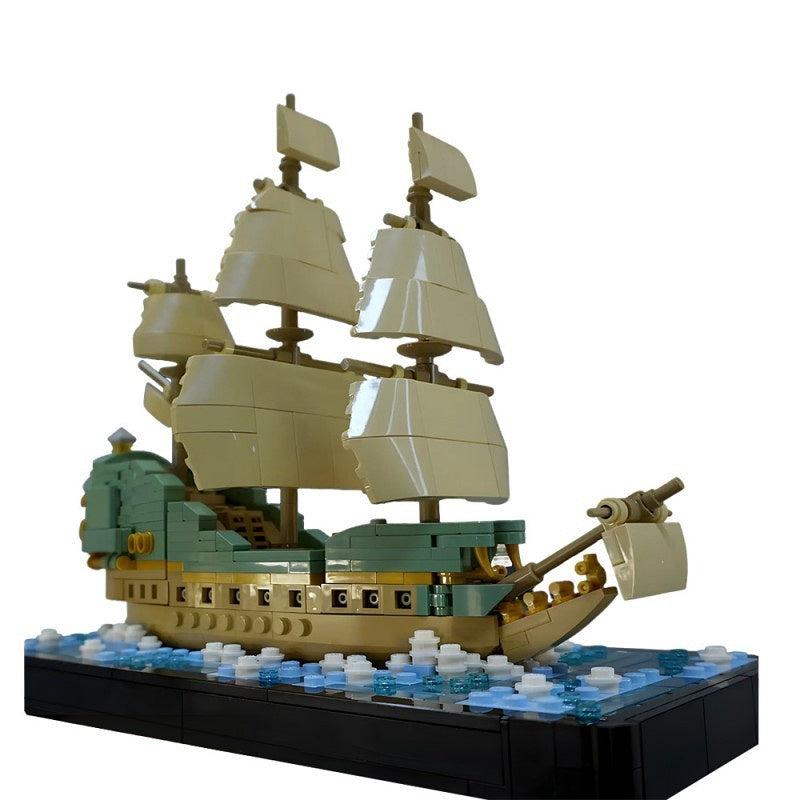 The Flying Dutchman Ghost Pirate Ship Building Kit | LEGO-Compatible MOC - 3