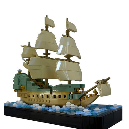 The Flying Dutchman Ghost Pirate Ship Building Kit | LEGO-Compatible MOC - 3