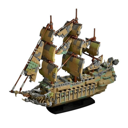 The Flying Dutchman Ghost Pirate Ship Building Kit | LEGO-Compatible MOC - 4