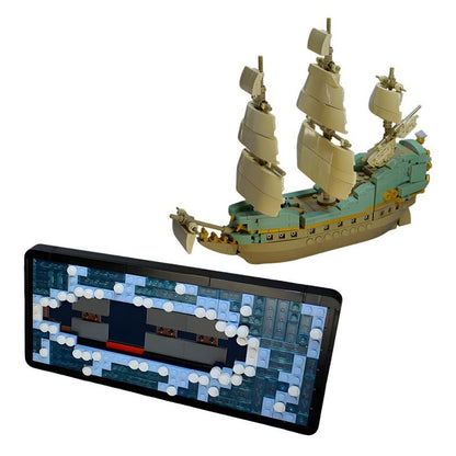 The Flying Dutchman Ghost Pirate Ship Building Kit | LEGO-Compatible MOC - 4