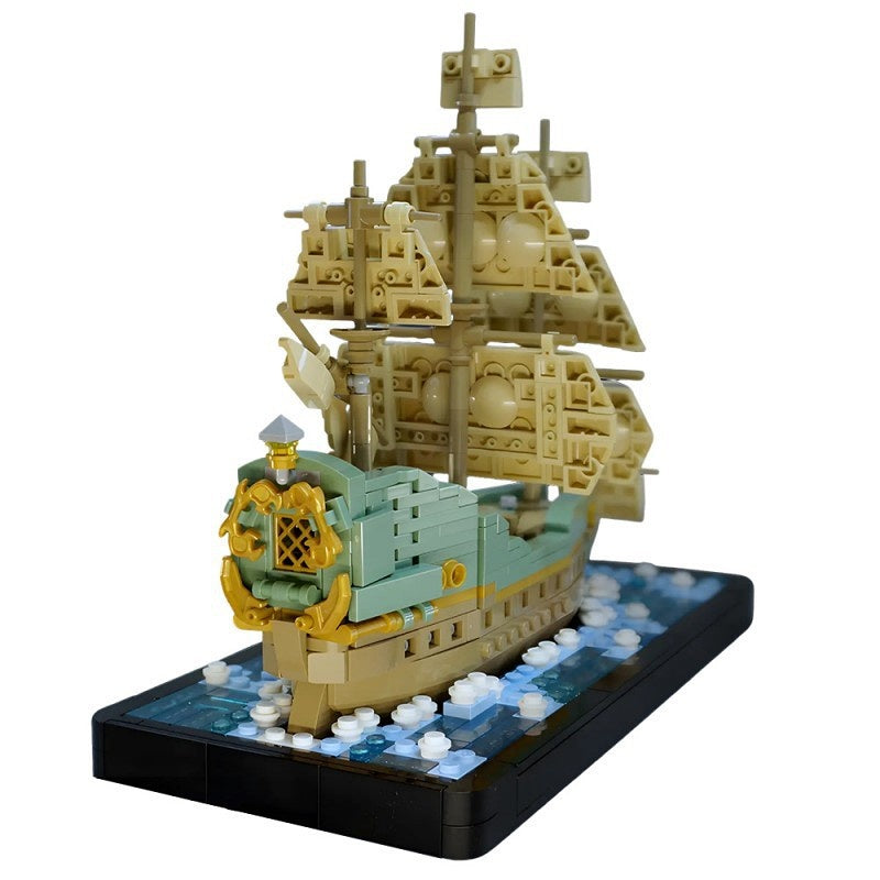 The Flying Dutchman Ghost Pirate Ship Building Kit | LEGO-Compatible MOC - 5