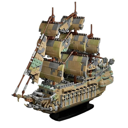 The Flying Dutchman Ghost Pirate Ship Building Kit | LEGO-Compatible MOC - 6