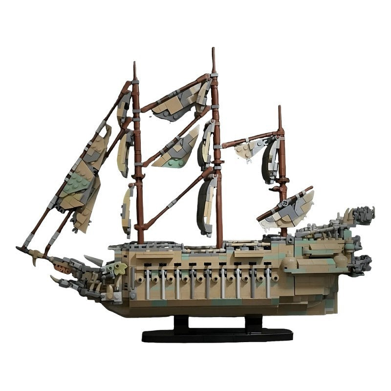 The Flying Dutchman Ghost Pirate Ship Building Kit | LEGO-Compatible MOC - 7