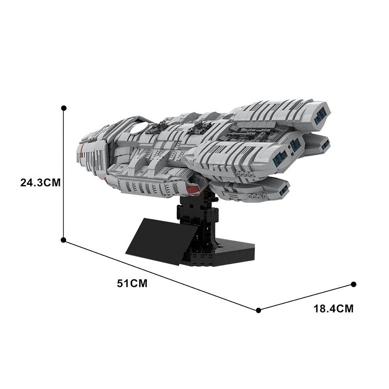 The Grand Old Lady UCS Scale Capital Spaceship Building Kit | LEGO-Compatible MOC - 3