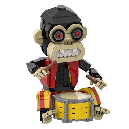 the monkey building set | lego compatible - 3