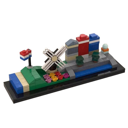 The Netherlands Skyline MOC Architecture Building Kit - 1