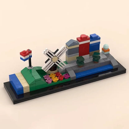 The Netherlands Skyline MOC Architecture Building Kit - 5