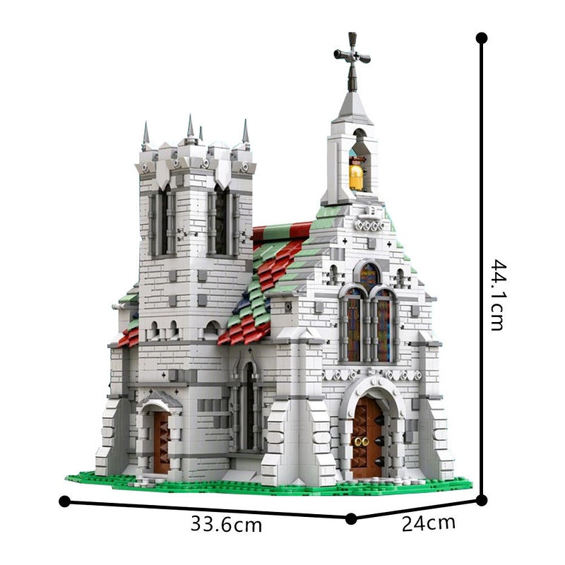 The Old Church MOC Building Kit | Historic Architecture Model - 4