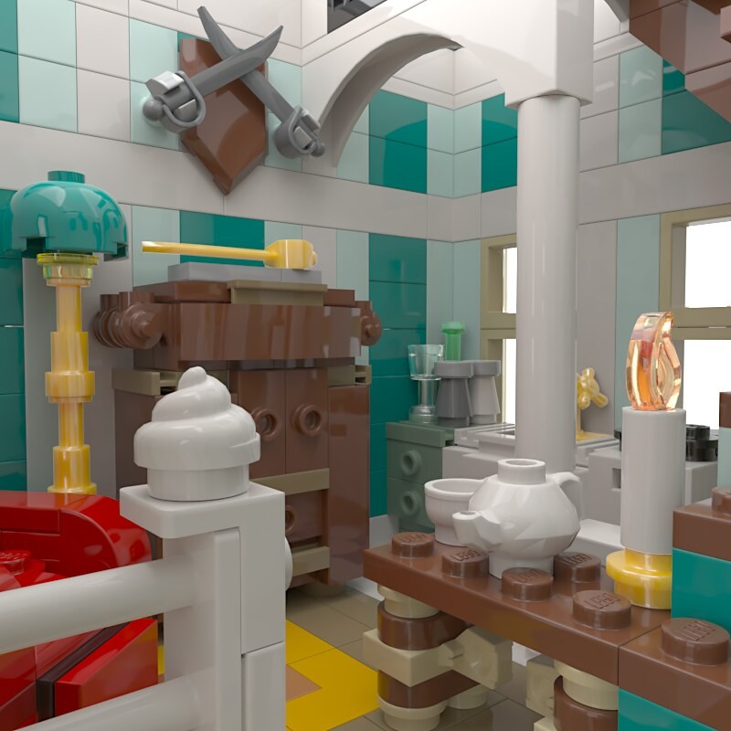 The Painted Lady House Building Kit | LEGO-Compatible MOC - 3