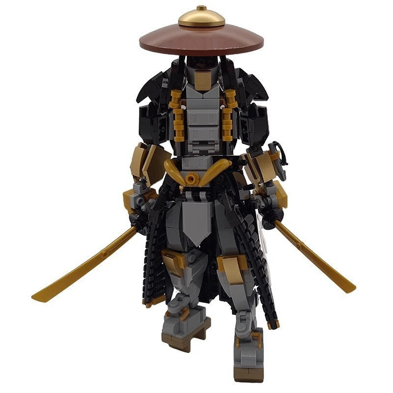 The Ronin Noir Samurai MOC Building Kit | Warrior Character Figure - 1