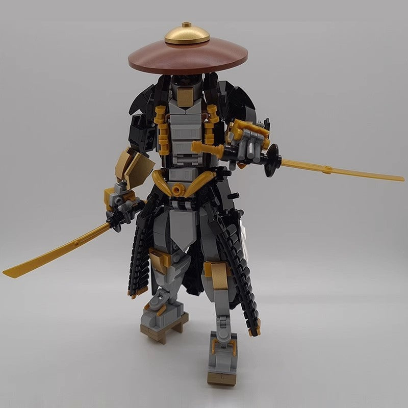 The Ronin Noir Samurai MOC Building Kit | Warrior Character Figure - 2