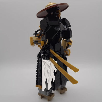 The Ronin Noir Samurai MOC Building Kit | Warrior Character Figure - 3