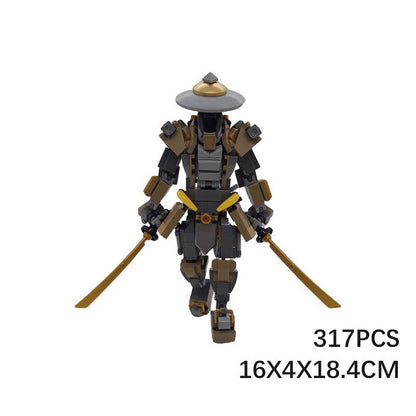 The Ronin Samurai MOC Building Kit | Japanese Warrior Character Figure - 6