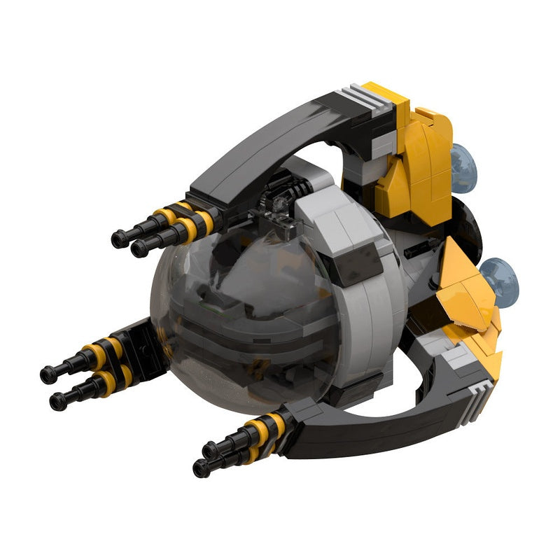 The Stinger MOC Building Kit | Futuristic Space Interceptor Model - 1