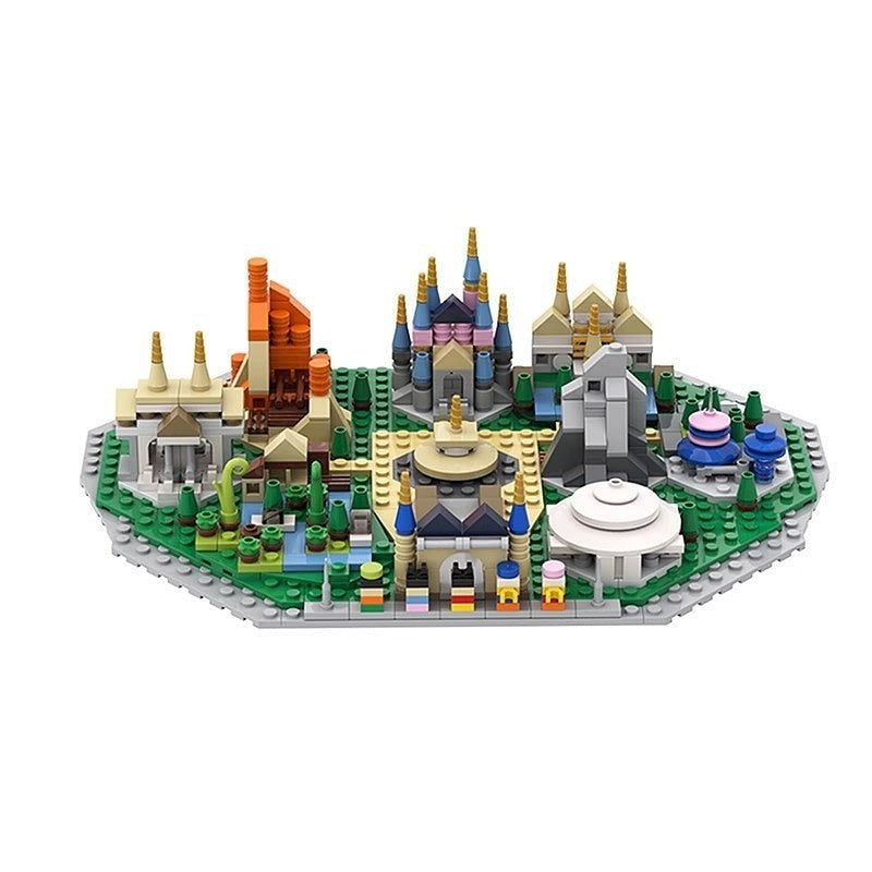 Theme Park World Skyline MOC Building Kit - 1