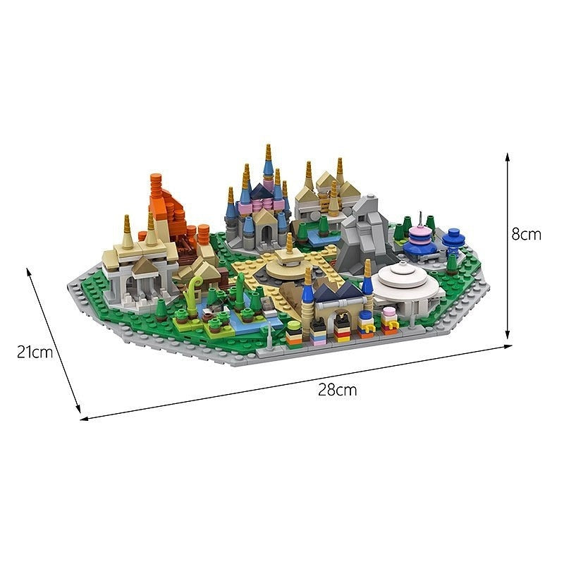 Theme Park World Skyline MOC Building Kit - 2