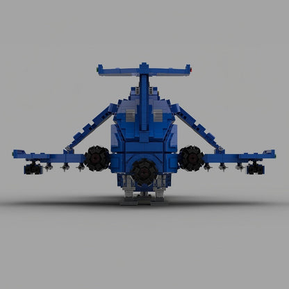 Thunderhawk Heavy Gunship MOC Building Kit | Sci-Fi Aircraft Model - 2