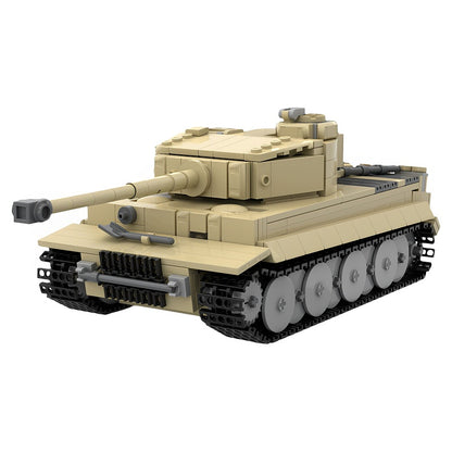 Tiger 1 WWII Heavy Tank MOC Building Kit – Three Liveries - 3