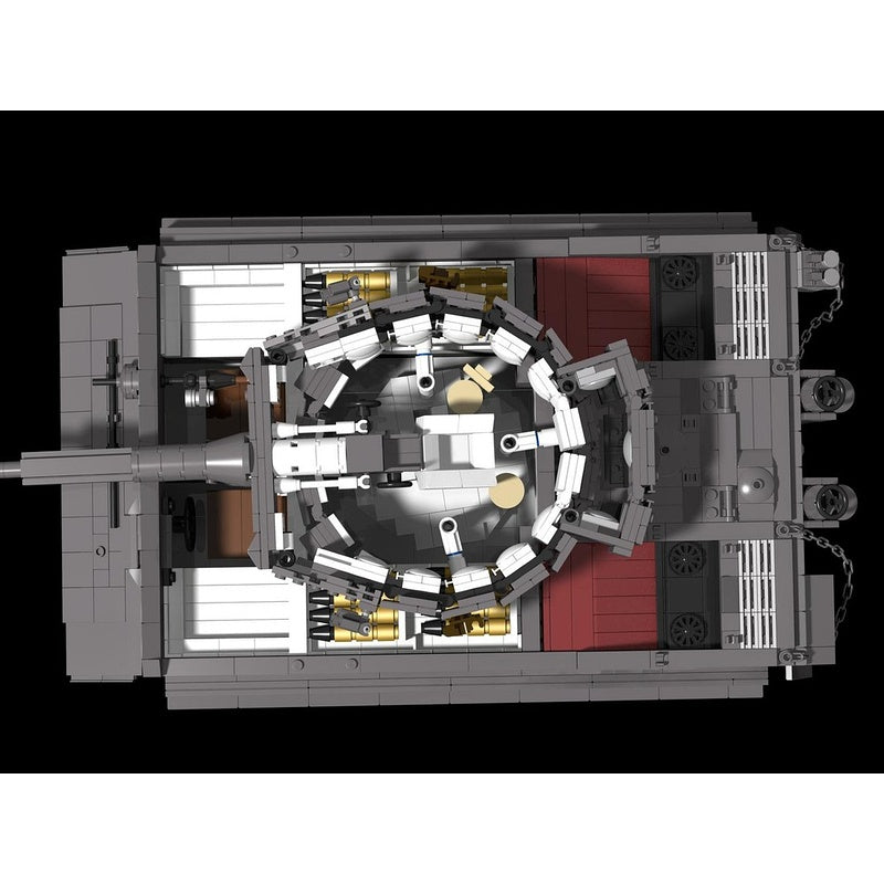 Tiger I WWII Heavy Tank MOC Building Kit - 2