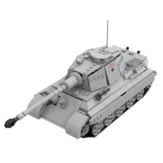 Tiger II Ausf B Heavy Tank Building Kit | WWII | LEGO-Compatible MOC - 1