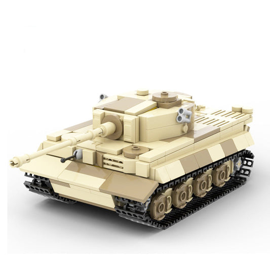 Tiger Tank Building Kit | Minifig Scale 1:42 | LEGO-Compatible MOC - 1