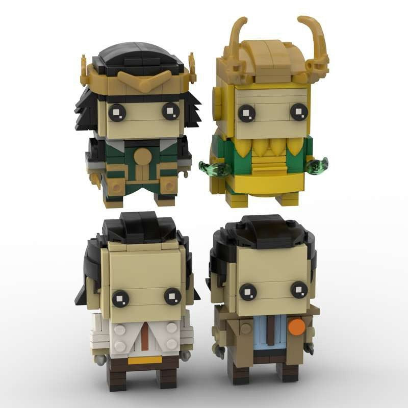 Time Multiverse Variant God Brickheadz Building Kit | LEGO-Compatible MOC  - 11