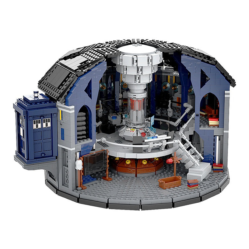 Time Travel Police Box Building Kit | LEGO-Compatible MOC - 5