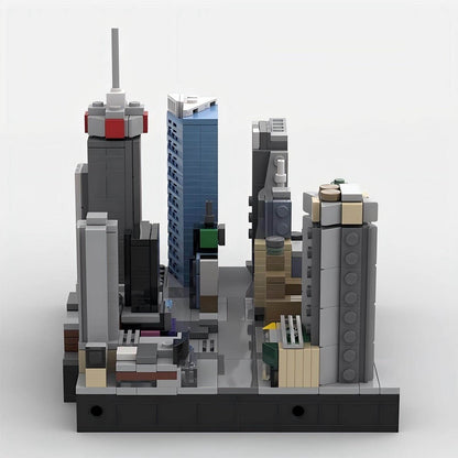 Times Square NYC City Skyline Building Kit | LEGO-Compatible MOC - 4