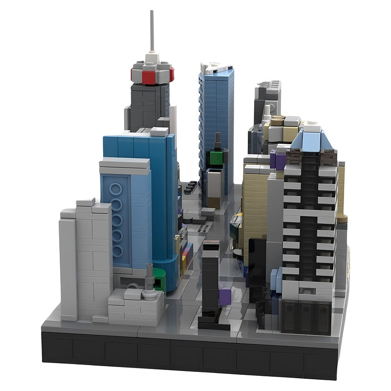 Times Square NYC Skyline MOC Building Kit - 1