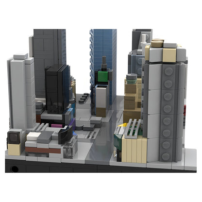 Times Square NYC Skyline MOC Building Kit - 3