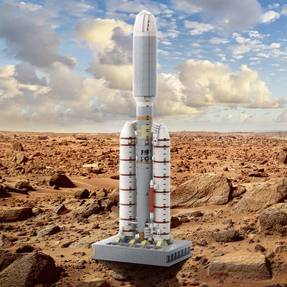 Titan IIIE Centaur Launch Vehicle Building Kit | LEGO-Compatible MOC - 2