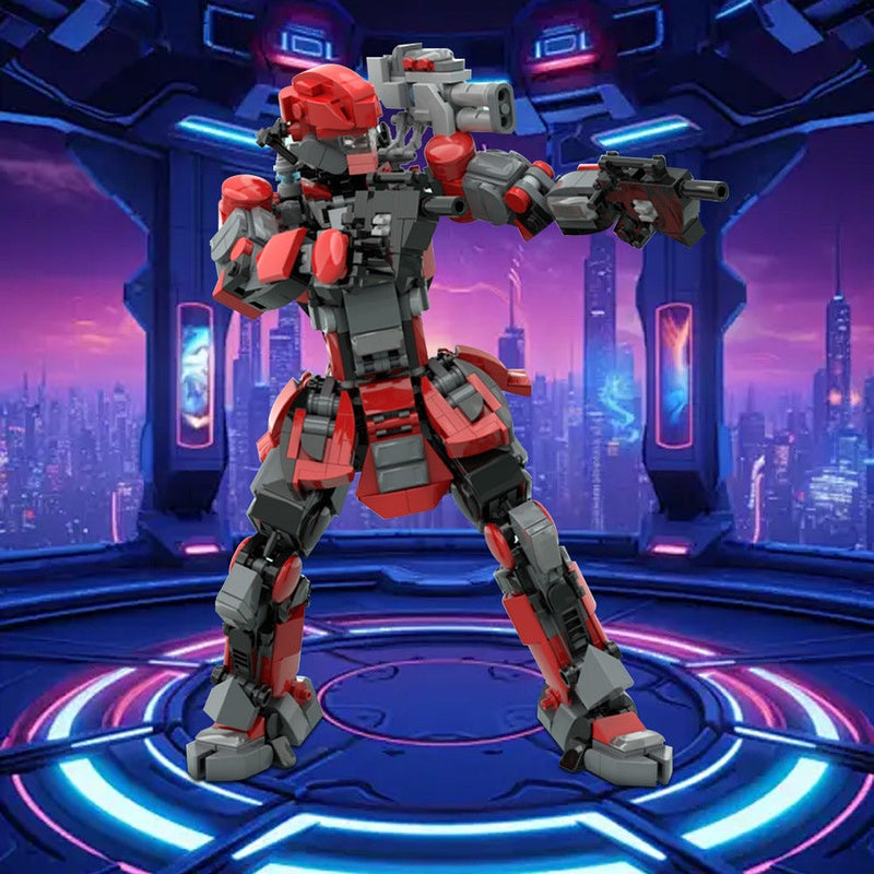 Titania Mecha MOC Building Kit | Futuristic Robot Figure Model - 2