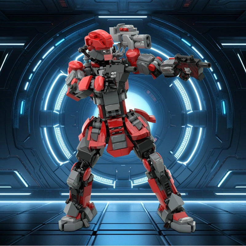Titania Mecha MOC Building Kit | Futuristic Robot Figure Model - 4