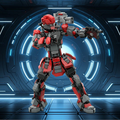 Titania Mecha MOC Building Kit | Futuristic Robot Figure Model - 4