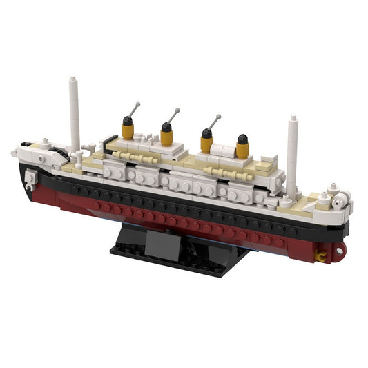Titanic Mini Ocean Liner MOC Building Kit | Historical Ship Display Model - 1