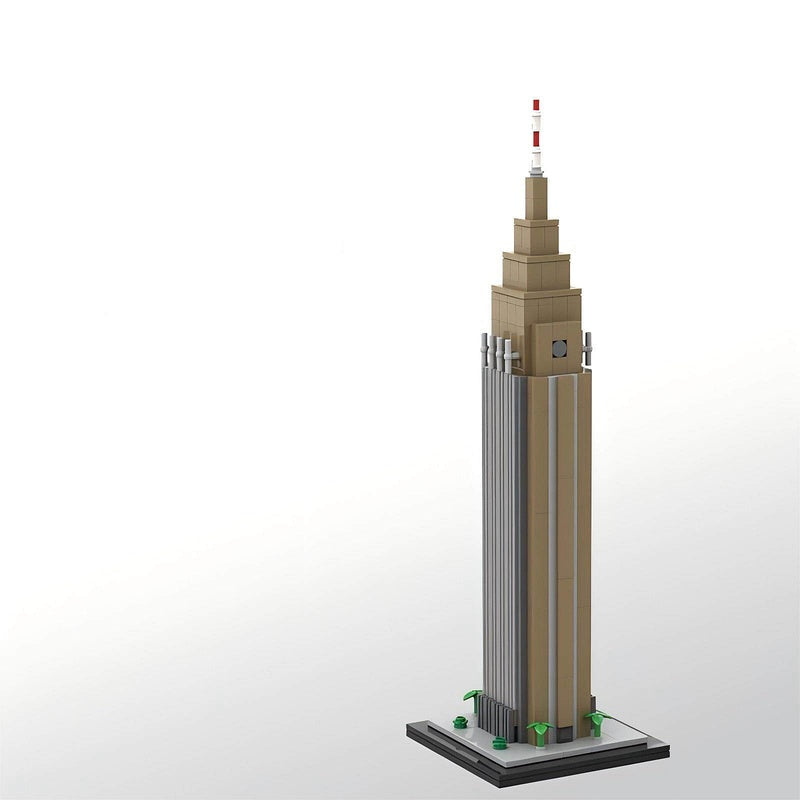 Tokyo Yoyogi Clock Tower MOC Skyscraper Building Kit | Urban Architecture Model - 3