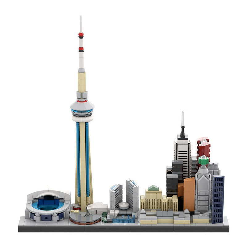 Toronto City Skyline MOC Building Kit | Urban Architecture Model - 9