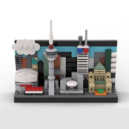 Toronto Skyline Postcard MOC Building Kit | City Architecture Model - 3