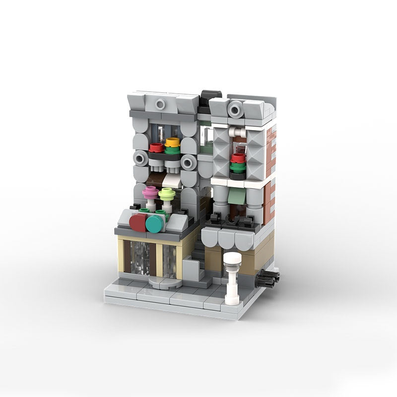 Toy Store & City Shops MOC Modular Building Kit | Urban Architecture Model - 11