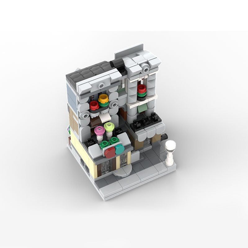 Toy Store & City Shops MOC Modular Building Kit | Urban Architecture Model - 9