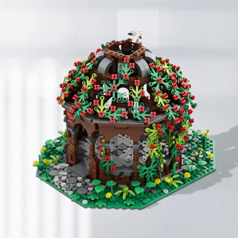 Traditional Pavilion MOC Building Kit | Asian Architecture Model - 2