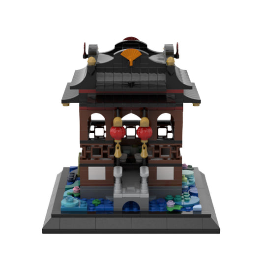 Tranquil Teatime Building Kit | LEGO-Compatible MOC - 1