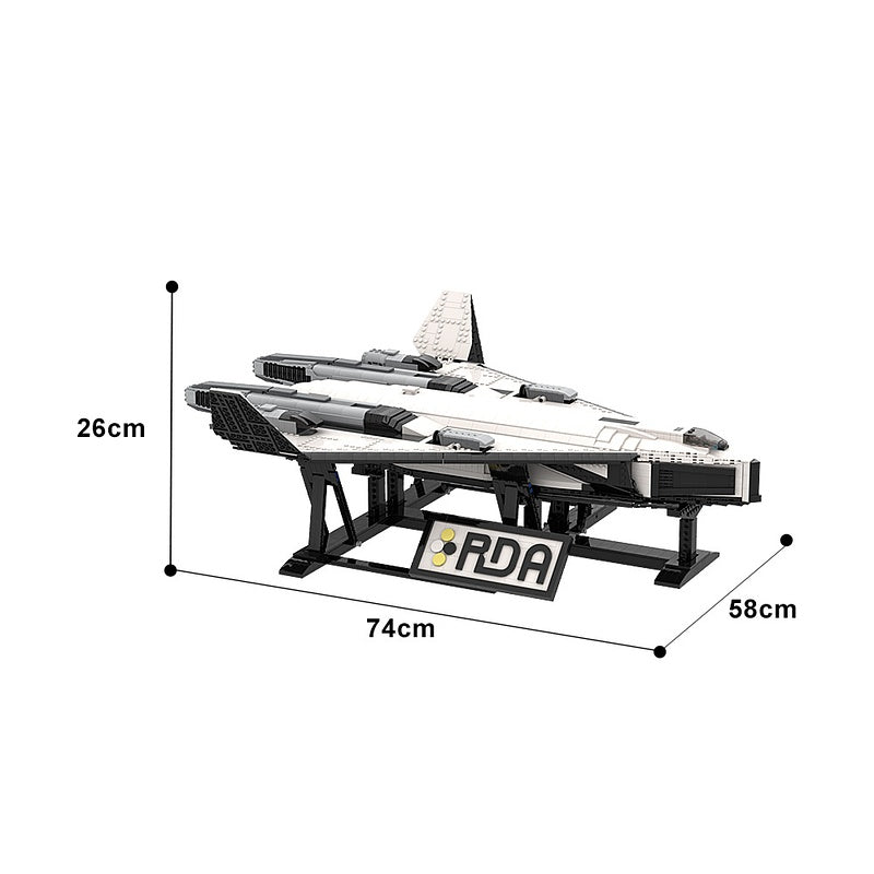 Trans-Atmospheric SSTO Shuttle Building Kit | LEGO-Compatible MOC - 5