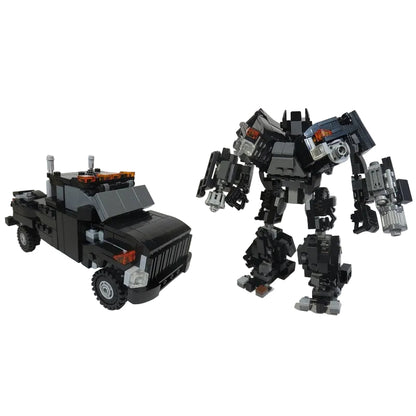 Transformable Armored Pickup Mecha MOC Building Kit - 1