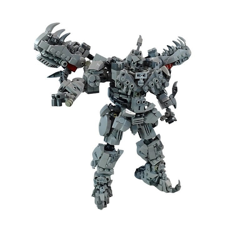 Transforming Dinobot Mecha Dinosaur MOC Building Kit - 2
