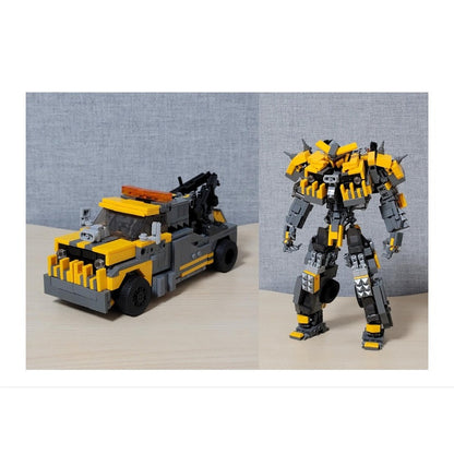 Transforming Tow Truck Robot MOC Building Kit | Dual-Mode Vehicle Figure - 7