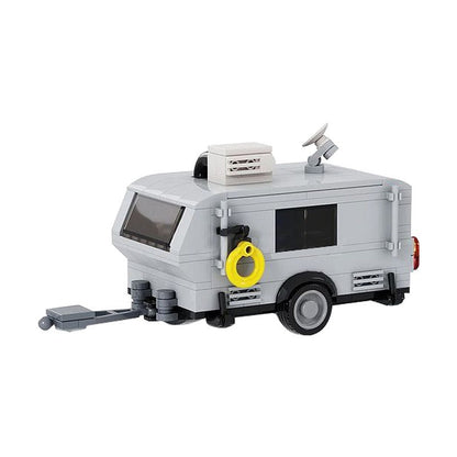 Travel Trailer MOC Building Kit | Camping RV Vehicle Model - 1