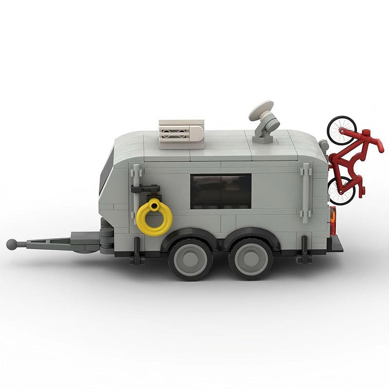 Travel Trailer MOC Building Kit | Camping RV Vehicle Model - 4