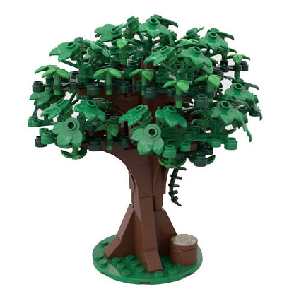 Tree MOC Building Kit | Botanical Display Sculpture Model - 1