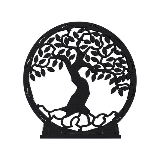 Tree of Life Silhouette Art Building Kit | LEGO-Compatible MOC - 1